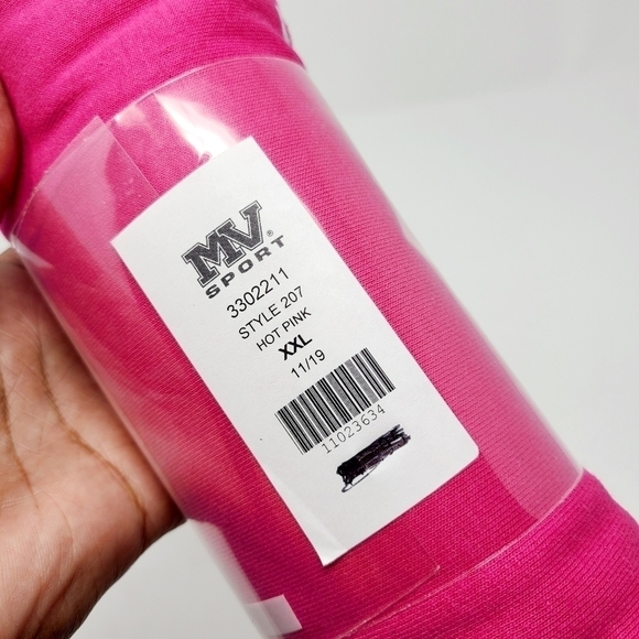 MV Sport | Women's HBCU Hot Pink Morehouse College T-Shirt (Size XXL) - Picture 5 of 7